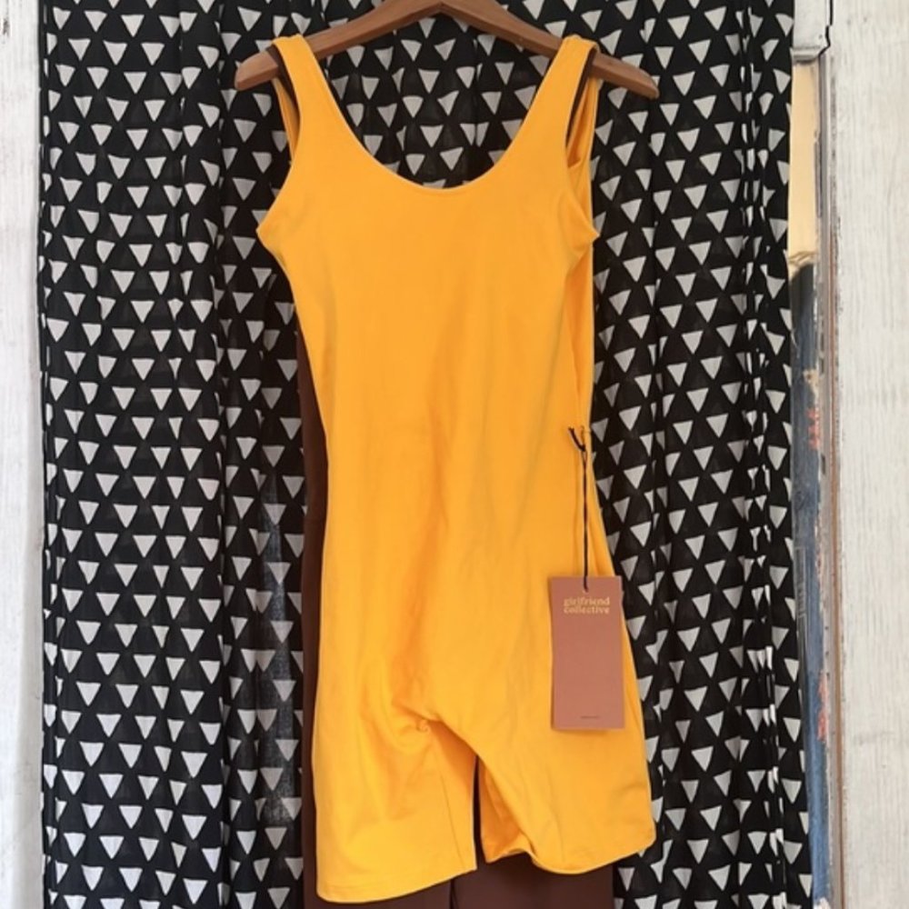 Girlfriend Collective Citrine Bike Unitard